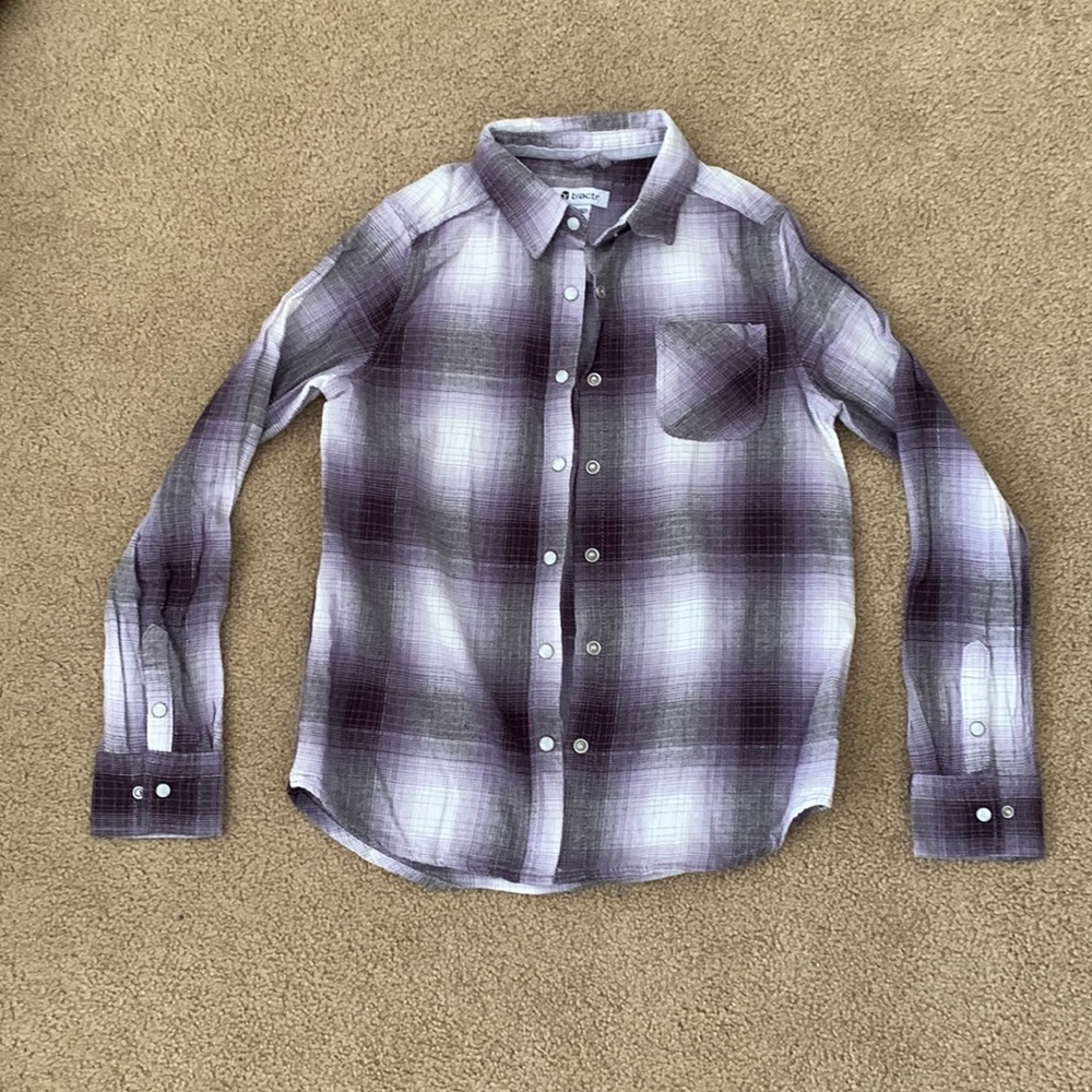 plaid button down shirt